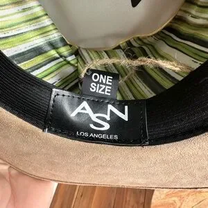 ASM | Accessories | Asm The Naked Tan Wide Brim Hat Nwot Os  display picture 1